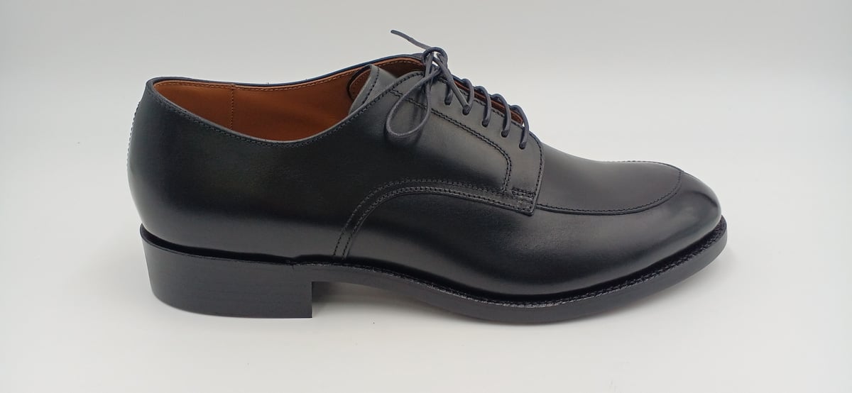 MD-9】外羽根Vチップブラック(革底・ビブラムソ－ル) | RESPECTABLE STORE