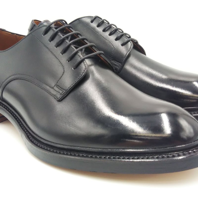 MD-6】外羽根プレ－ンブラック(革底・ビブラムソ－ル) | RESPECTABLE STORE