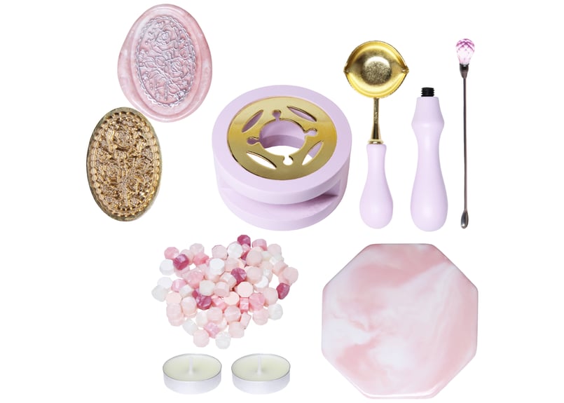 S105 シーリングスタンプ スターターセット ピンク 8点セット | Huochi