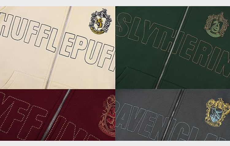 超速達】 ハリーポッター スリザリン ジップアップ フーディー  