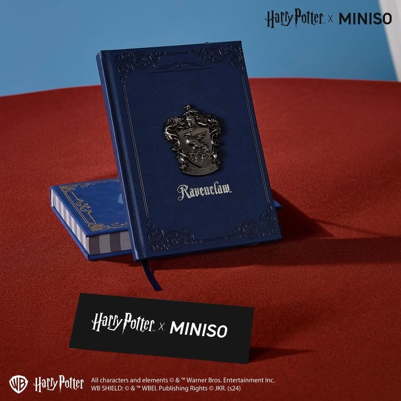 公式 ハリーポッターホグワーツ エンブレムレザーノート MINISO | Aki
