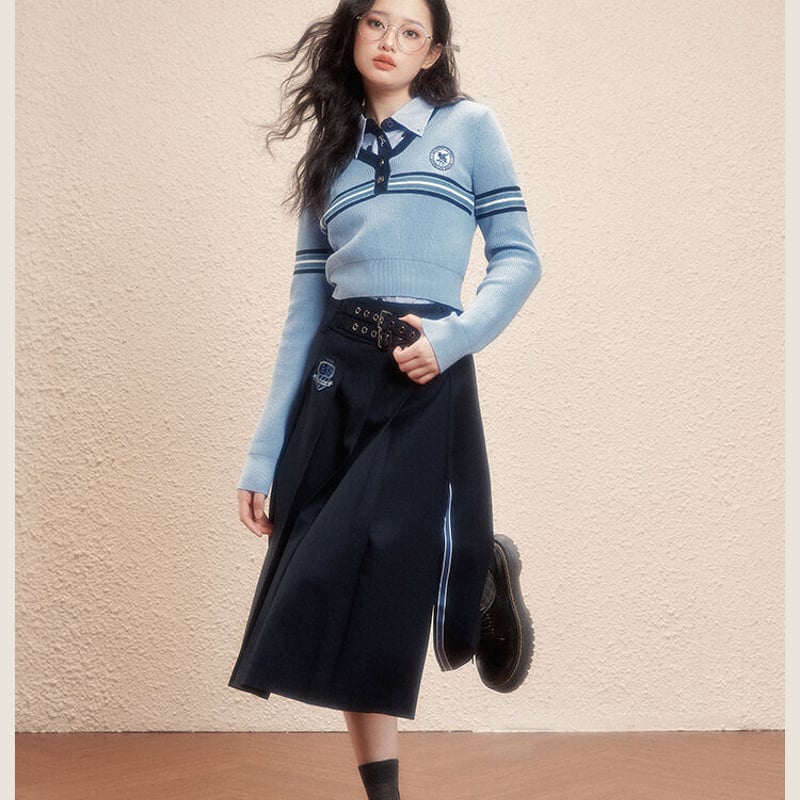 公式 ハリーポッター スリットロングスカート ホグワーツ寮 4色 日本  