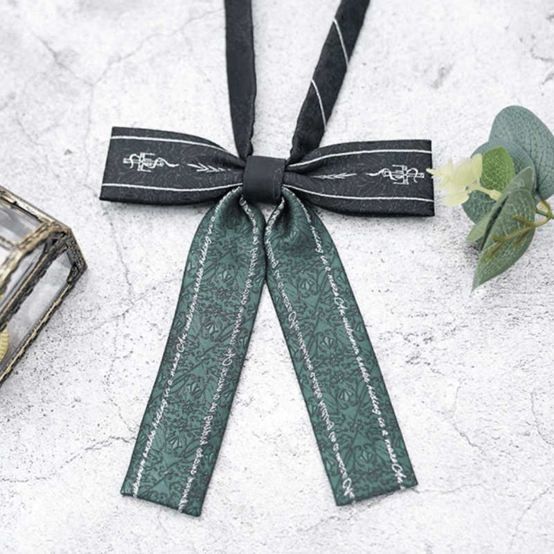 魔法アカデミー ゴシック 二重細リボン PB | Aki global