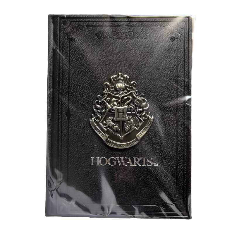 公式 ハリーポッターホグワーツ エンブレムレザーノート MINISO | Aki