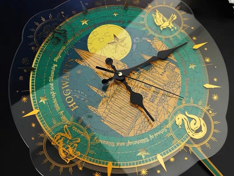 ハリー・ポッター掛け時計 HARRY POTTER Wall Clock Featuring Three-Dimensional Hand
