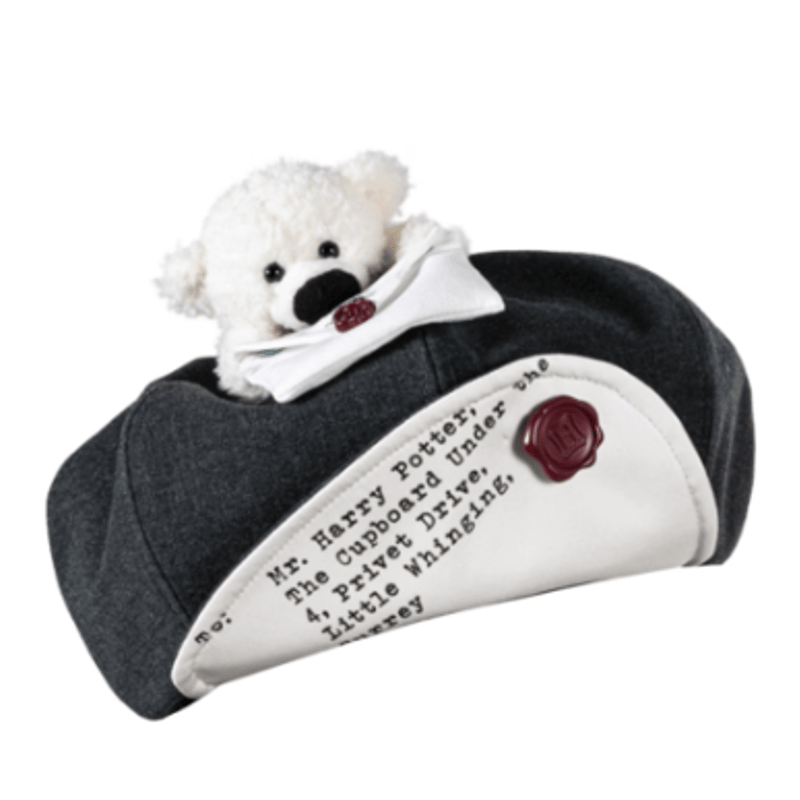 ハリーポッター ホグワーツ入学許可証ベアー ベレー帽 海外限定品