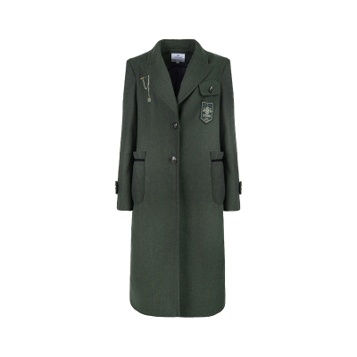 公式 ハリーポッター ヘリンボーン柄ロングコート ホグワーツ寮 4色