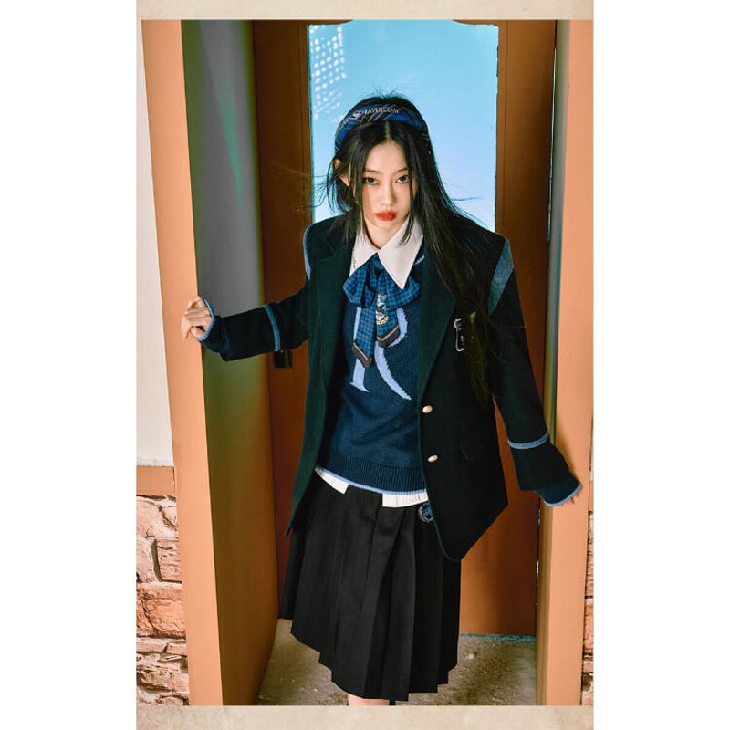 【正規品】KYOUKO スリザリン ジャケット 制服 ハリーポッター 公式 ハリーポッター 冬用厚手 ジャケット ホグワーツ寮 4色