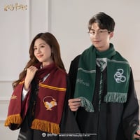 ハリーポッター シンボルマーク刺繍2本線 マフラー  海外限定公式ライセンス品