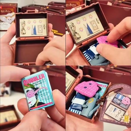 【BOX】 ハリーポッター ホグワーツトランク キーホルダー ブラインドコレクション 海外限定公式ライセンス品 MINISO