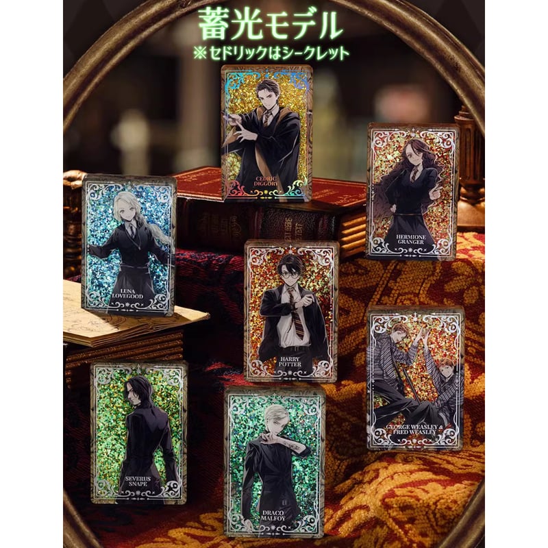 BOX】ハリーポッター 蓄光&グリッターアクリルブロック