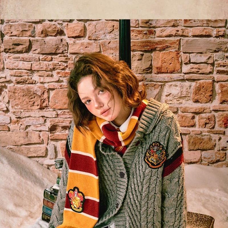 ハリーポッター ワーナーブラザーズ 長袖ワッペンロゴシャツ ハッフルパフ 公式】ハッフルパフ ロゴ Tシャツ | ハリー・ポッター ショップ