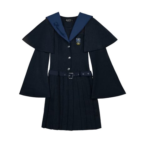 ハリーポッター 着脱式ケープ ローブ風セーラーワンピース [ロング丈] KYOUKO2025初春