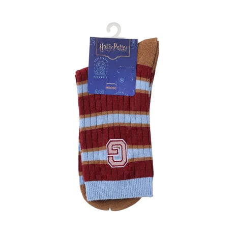 【公式】 ハリーポッター ストライプソックス ホグワーツ靴下 MINISO 海外限定公式ライセンス
