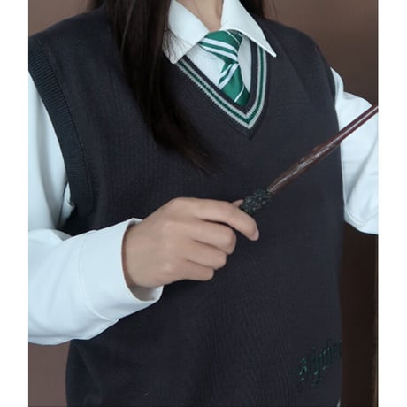 【公式】 ハリーポッター Vネックニット ベスト 刺繍入り  ホグワーツ制服 ME