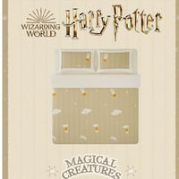 【5尺1.5m~】ハリーポッター 魔法生物 毛布・枕/シーツカバー セット 秋冬用寝具セット BEASTコラボ  公式 海外限定
