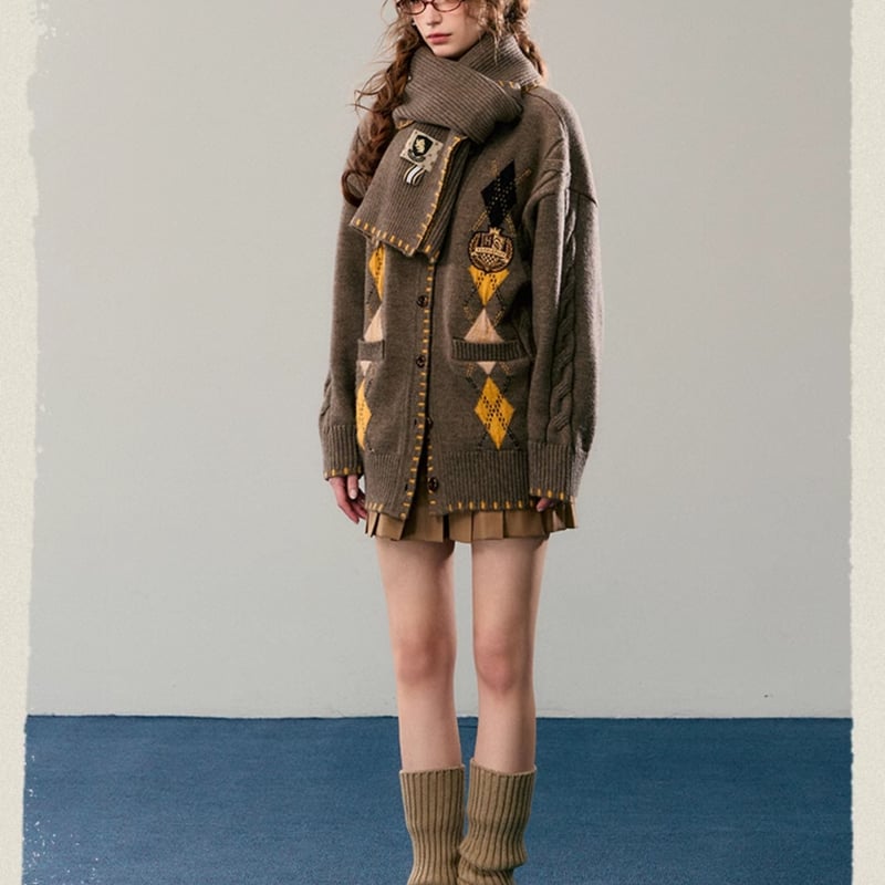 ハリーポッター ステッチマフラー ホグワーツ寮4色 KYOUKO2024冬 | Aki