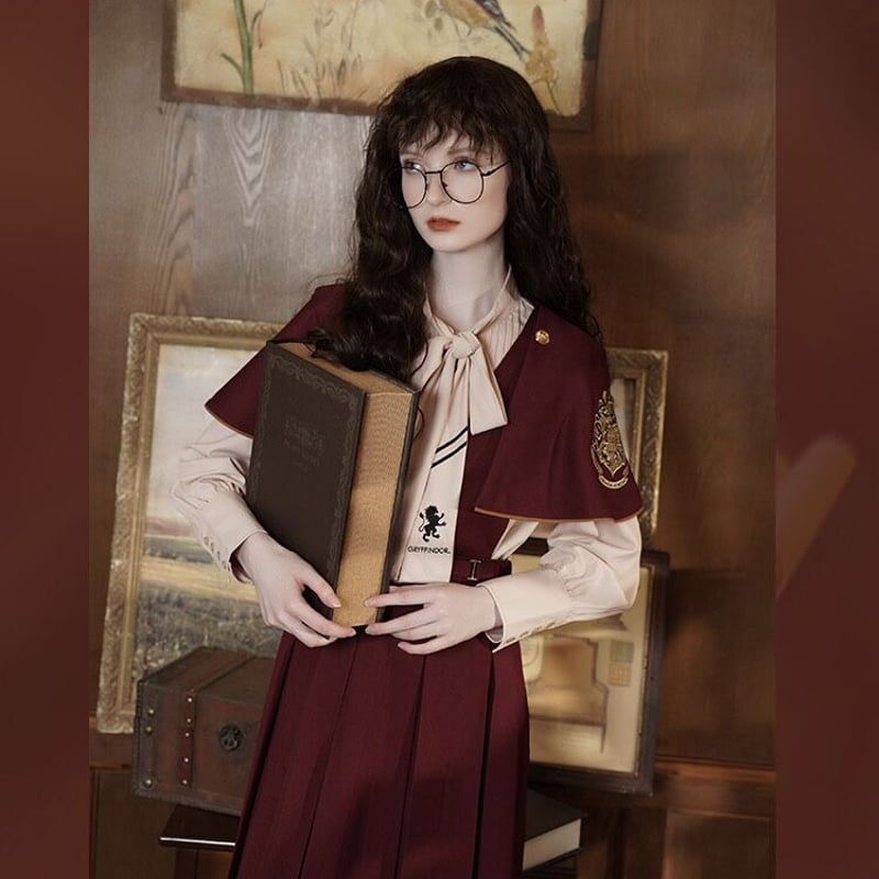 公式】 ハリーポッター ケープ ジャンパースカート ホグワーツ制服