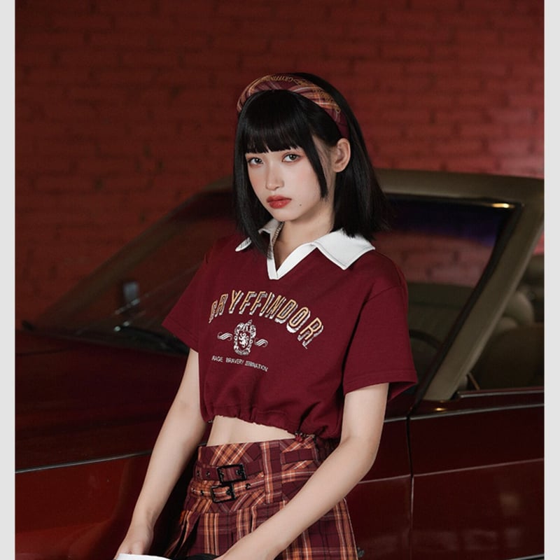 ハリーポッター ベルト付き チェック柄 プリーツスカート ハリーポッター ベルト付き チェック柄 プリーツスカート