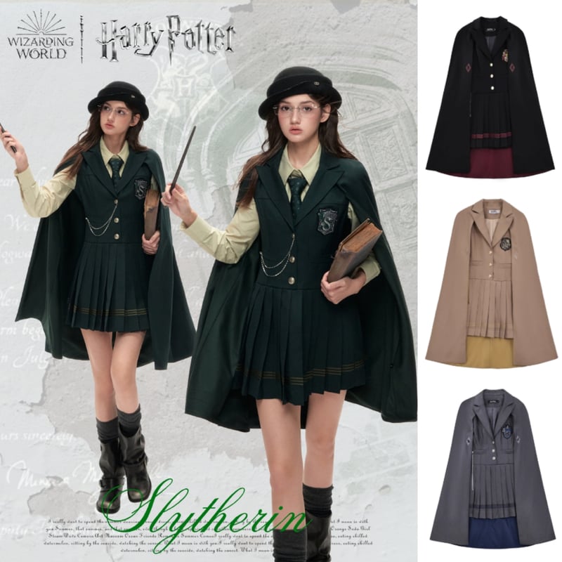 ハリーポッター KYOUKO クラシカルベスト ハッフルパフ スタジオツアー ハリーポッター ハッフルパフ ローブケープ HarryPotter× KYOUKO | Aki