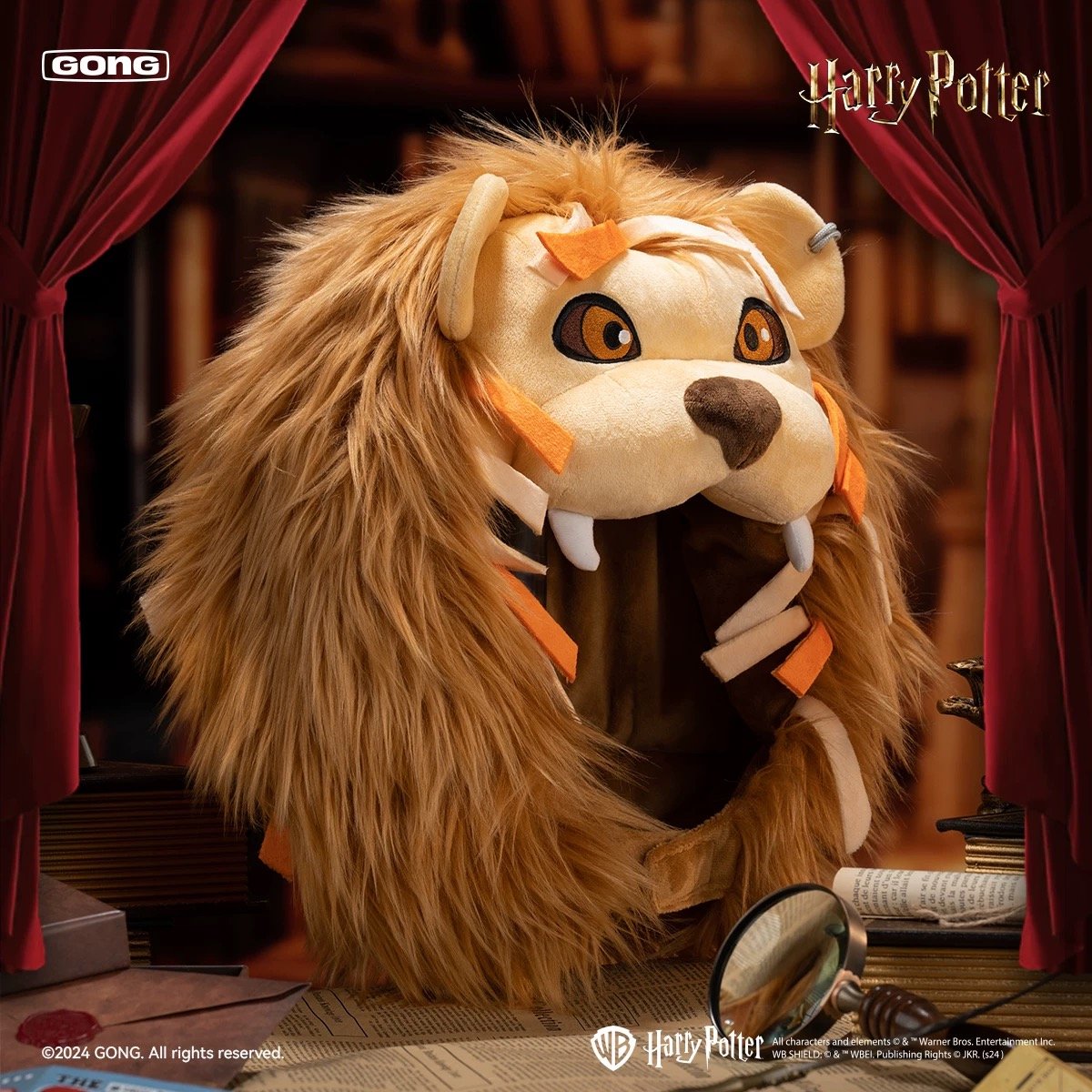 ハリーポッター ライオン ぬいぐるみハット ルーナ 海外限定品