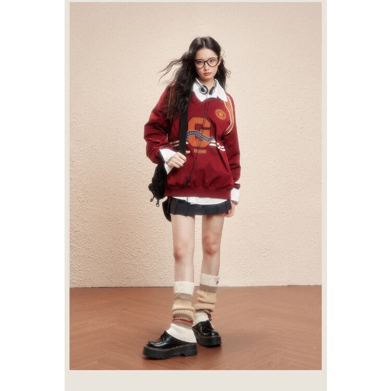 公式 ハリーポッター Vネック トレーナー スウェット ホグワーツ寮 4色