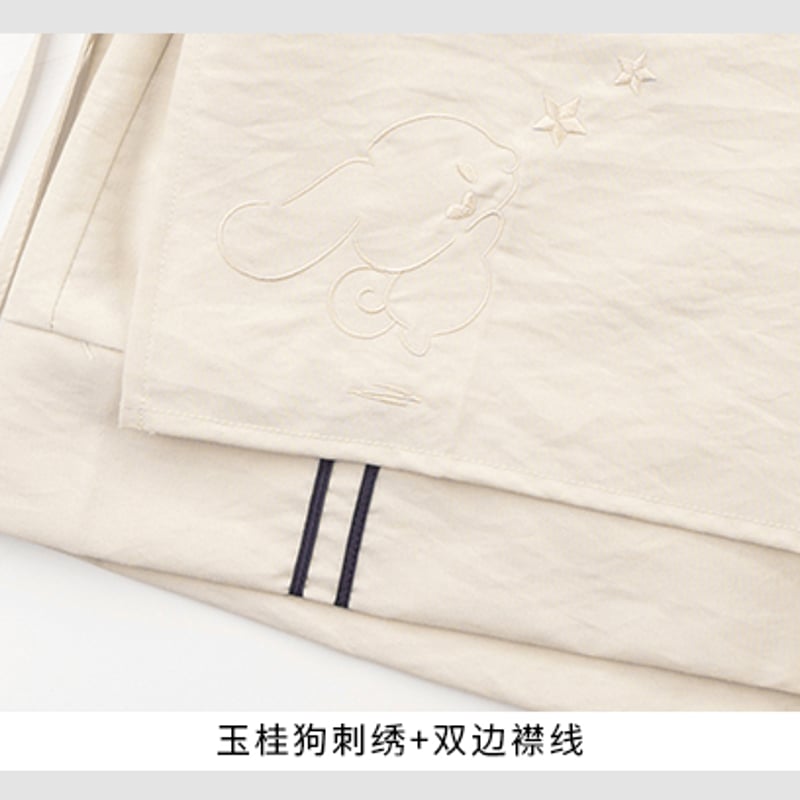 奈雪の茶 × サンリオ コラボ ブランケットセット 海外限定 公式 サンリオ シナモロール レースアップセーラーパンツ 海外