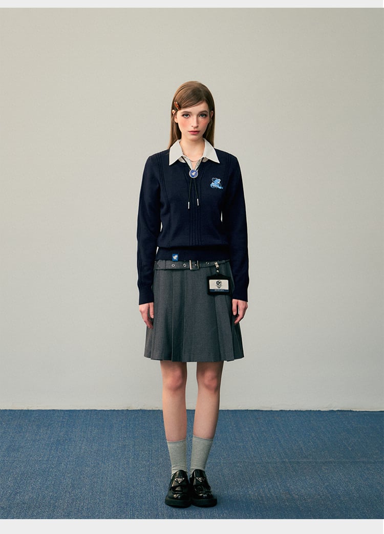 ハリーポッター 制服 ハリーポッター グラスネック セーター ホグワーツ4寮