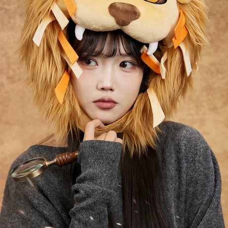 ハリーポッター ライオン ぬいぐるみハット ルーナ 海外限定品　GONG