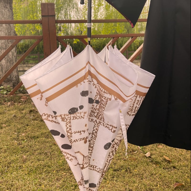 ハリーポッター　ベルギーエキシビジョン限定　忍びの地図 ハリーポッター 忍びの地図 変色ジャンプ傘 海外限定公式