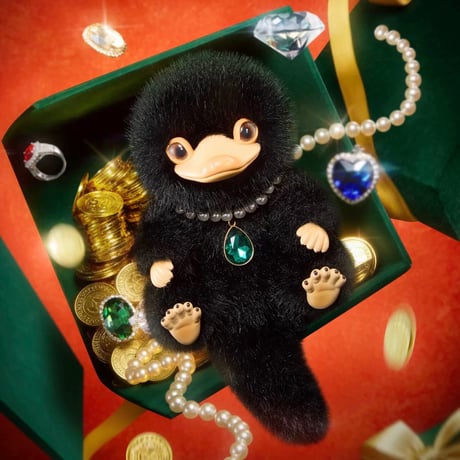 【BOX】ハリーポッター ニフラ ー「THE JEWELRY MUSEUM」ぬいぐるみ ブラインドコレクション 海外限定公式ライセンス品 MINISO
