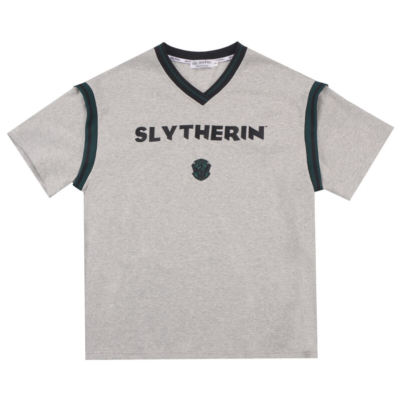 ハリーポッター ワーナーブラザーズ公式 半袖ロゴシャツ スリザリン ハリーポッター ワーナーブラザーズ公式 半袖ロゴシャツ スリザリン