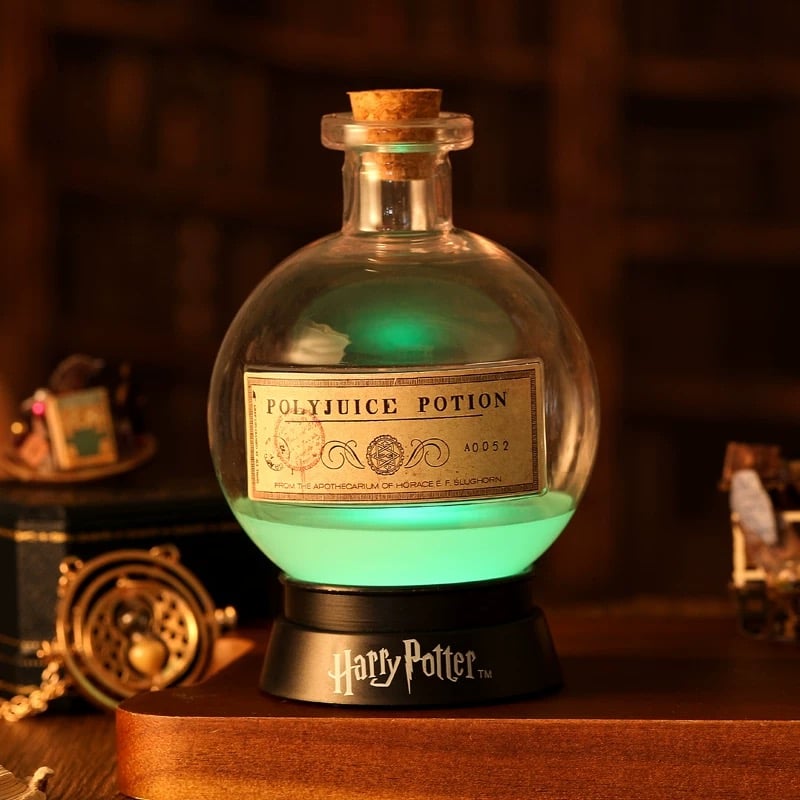 ラージサイズハリーポッター公式ライセンス商品 魔法薬ポリジュースポーションランプ ハリーポッター ポリジュース薬ランプ 変色 ポーションランプ