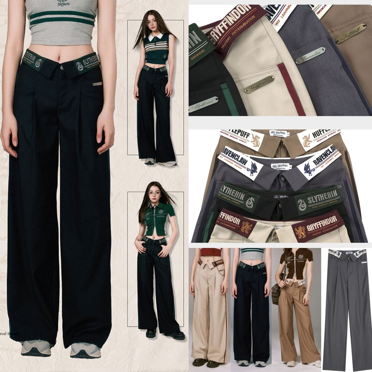 ハリーポッター KYOUKO ワイドハーフパンツ ハッフルパフ ハリーポッター ホグワーツワイドハーフパンツ KYOUKO2025夏