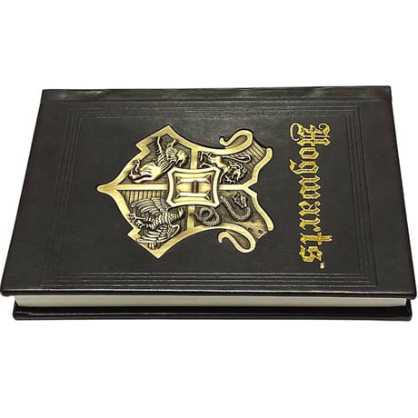 公式 ハリーポッターホグワーツ エンブレムレザーノート Harry Potter SHOP