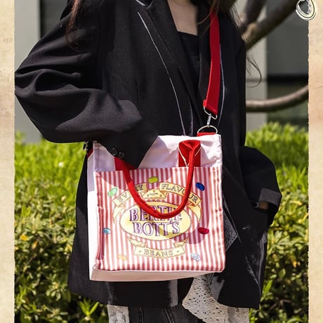 ハリーポッター 百味ビーンズ/スニッチ ショルダートートバッグ 海外限定公式ライセンス品