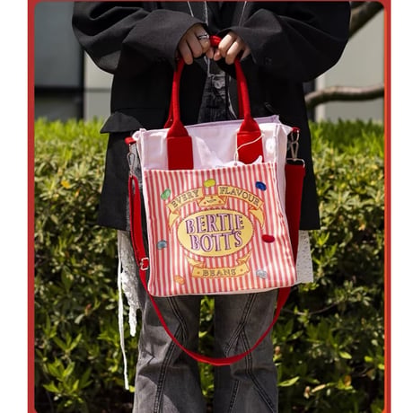 ハリーポッター 百味ビーンズ/スニッチ ショルダートートバッグ 海外限定公式ライセンス品