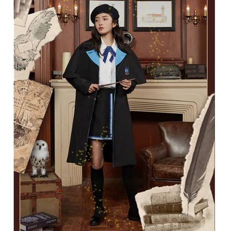 ハリーポッター ローブ風 ケープコートホグワーツ制服 海外限定公式ライセンス品 ME