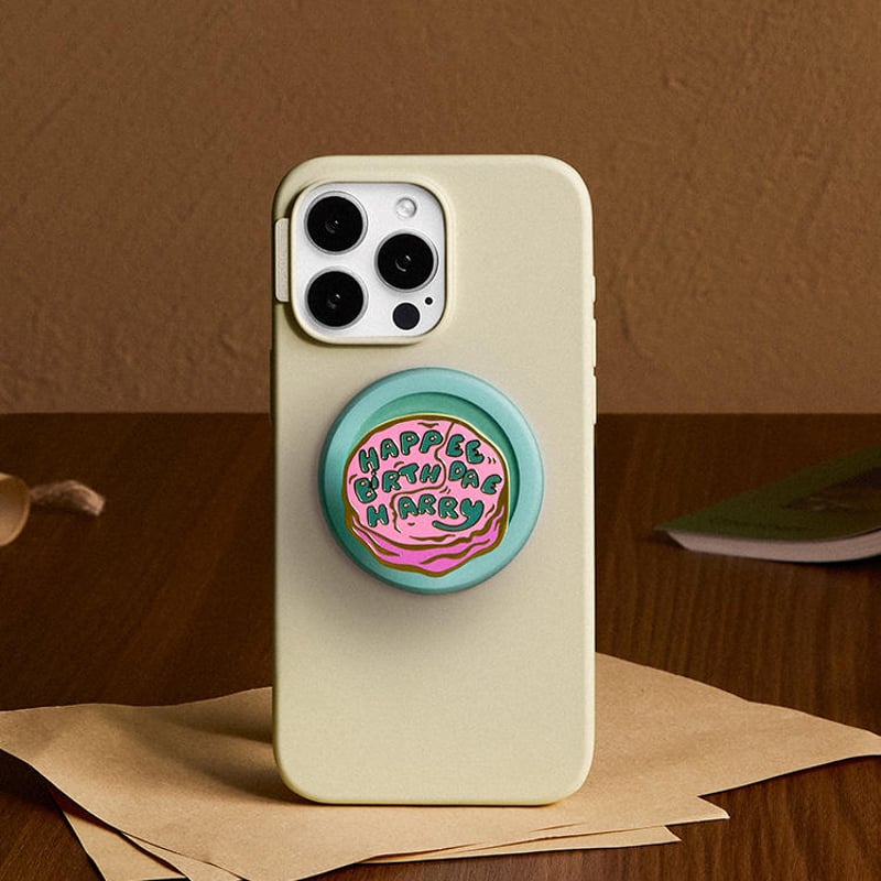 ハリーポッター バースデーケーキ メタル スマホソケット