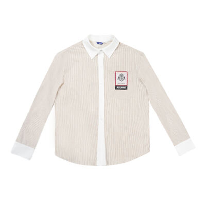 公式 ハリーポッター 「ベージュ」 ストライプ柄 長袖 ブラウス 海外