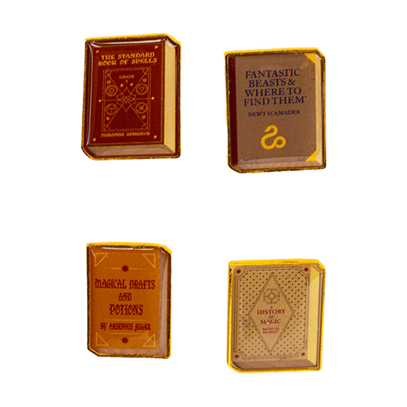 正規品 ハリーポッター ホグワーツ 教科書 ピンバッジ セット 海外版