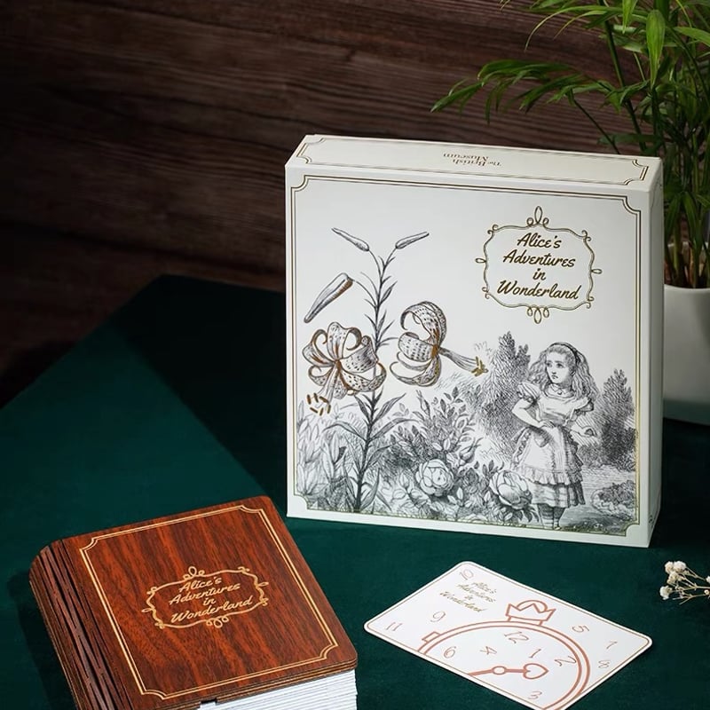 不思議の国のアリス ブック型ランプ 間接照明 美術作品シリーズ | Aki