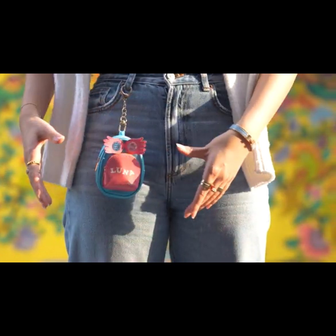 ハリーポッター リュックサック型 キーホルダーポーチ ルーナ 海外限定