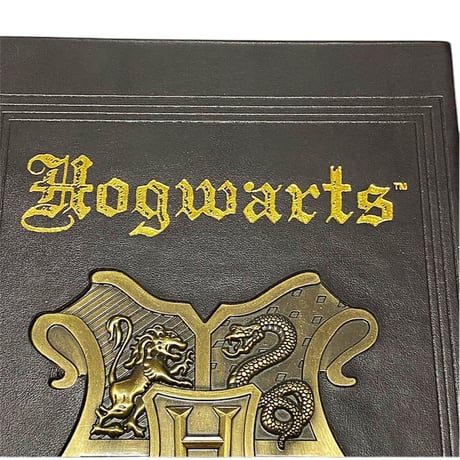 公式 ハリーポッターホグワーツ エンブレムレザーノート Harry Potter SHOP