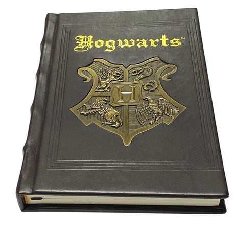 公式 ハリーポッターホグワーツ エンブレムレザーノート Harry Potter SHOP