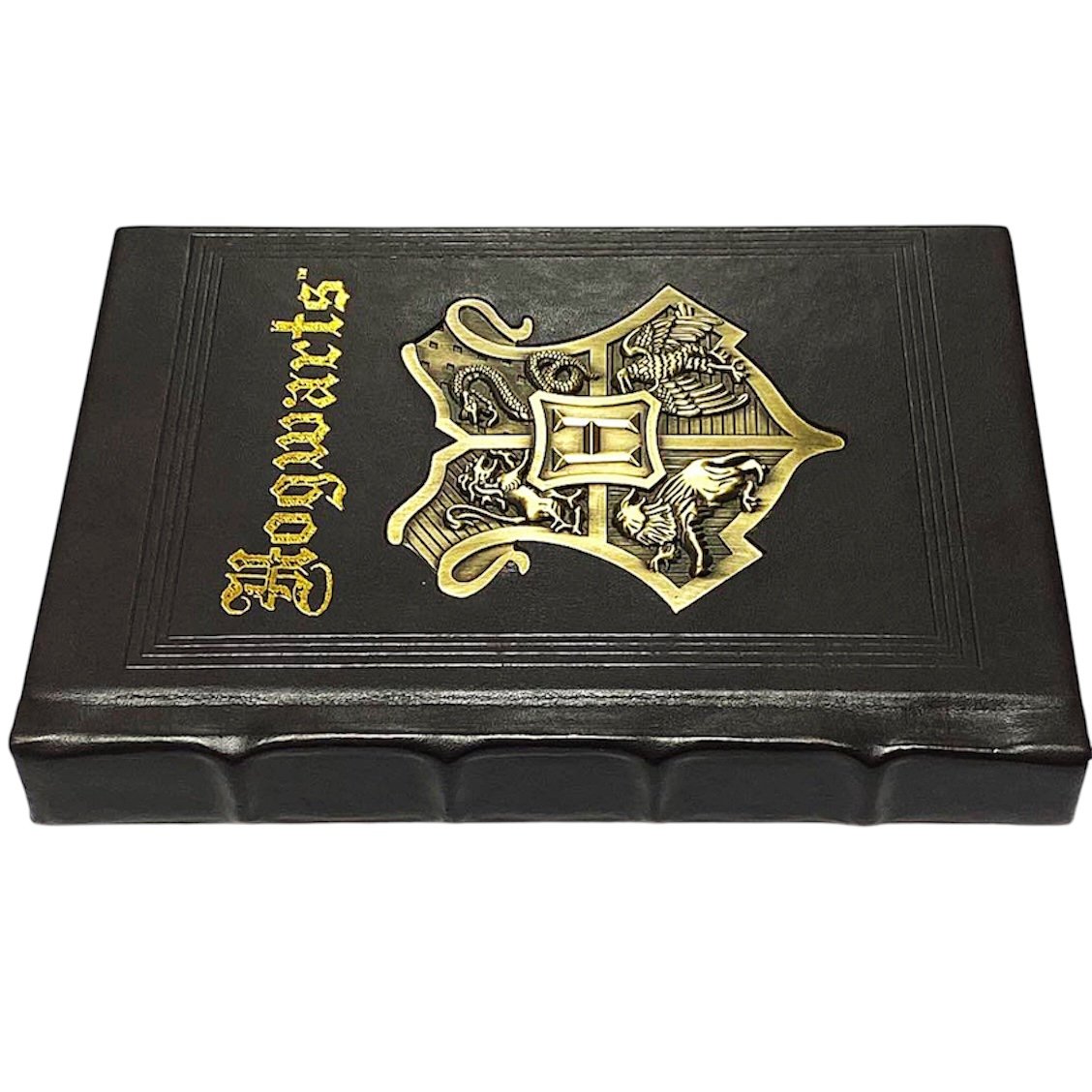 ハリーボッター ノート 公式 ハリーポッターホグワーツ エンブレムレザーノート Harry Potter