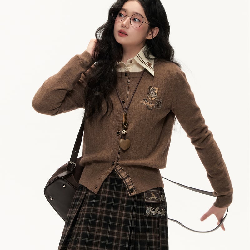 ハリーポッター チェック柄サイドプリーツスカート KYOUKO2025冬 | Aki  