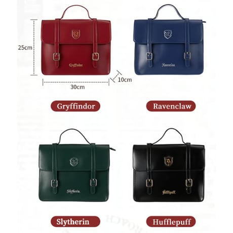 ハリーポッター ホグワーツ寮 サッチェルバッグ 海外限定公式ライセンス品 MINISO