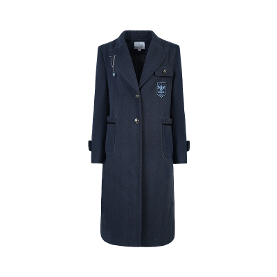 公式 ハリーポッター ヘリンボーン柄ロングコート ホグワーツ寮 4色