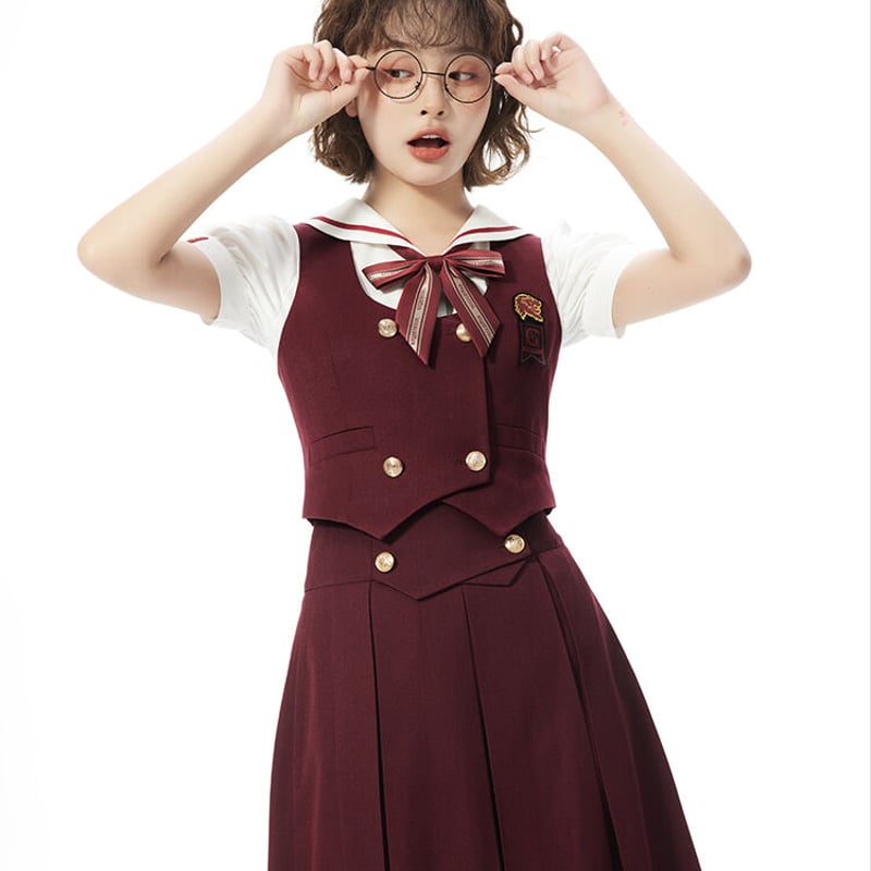 ハリーポッター ハイウエスト ロングプリーツスカート ホグワーツ